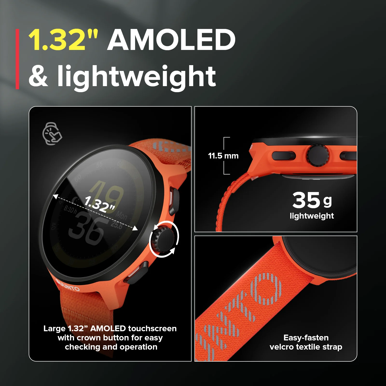 Suunto Run Coral Orange - Image 4